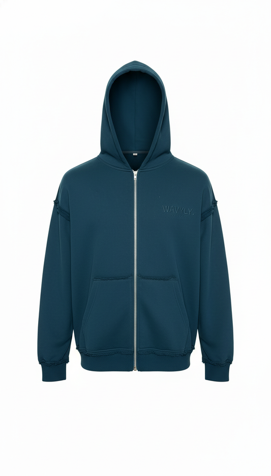 LILY BLUE ZIP-UP